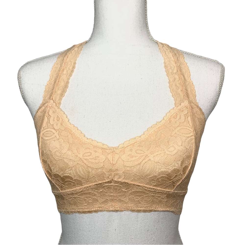 INTIMATELY FREE Free People Lace Bralette in Orangesicle Sz XS